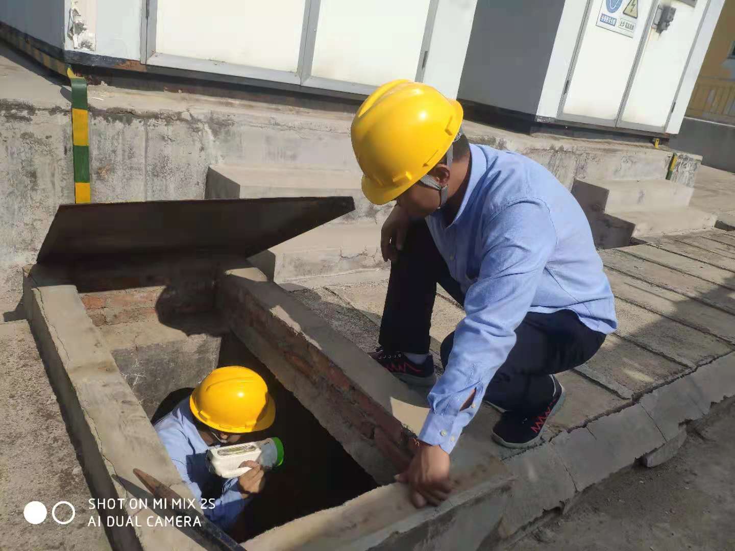 【水發(fā)能源】繃緊防汛弦，筑牢安全堤——中穆電站開展防汛專項檢查1.jpg